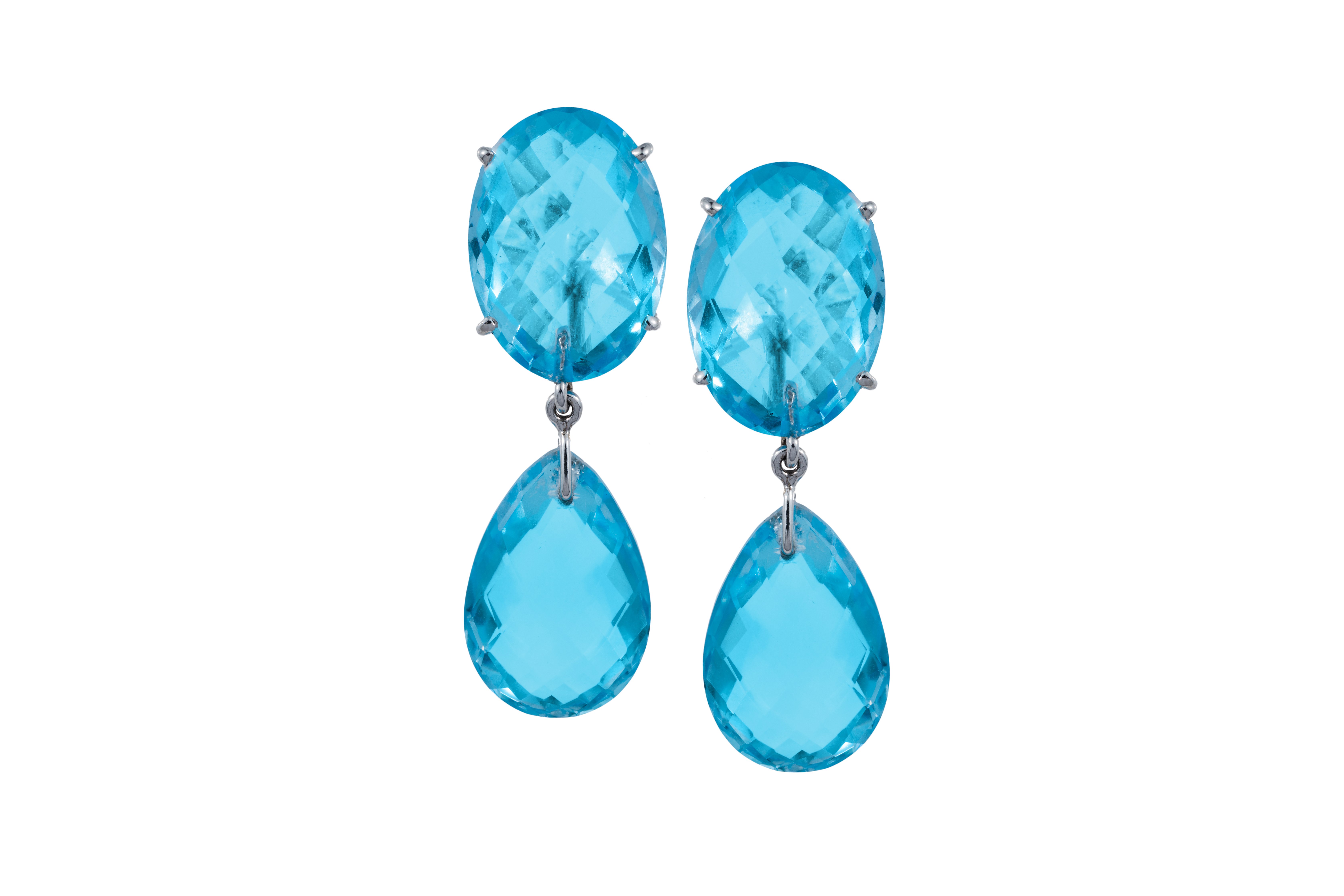 Topaz earrings