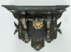 Alfonsine corbel made of ebonized wood, Spain, c.1900