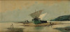 EMILIO ALVAREZ AYOM, "Barcas de pscadores en la playa", Dos