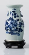 Jarrón chino de porcelana esmaltada, Dinastía Qing, 1864-18