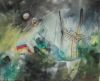 ROBERTO  MATTA, "Avant l&#39;eternité", 1959, Óleo sobre lienzo