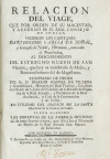 BARTOLOMÉ GARCÍA DE NODAL,  “Relación del viage, que por or