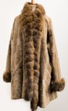 Reversible sable fur coat