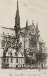 LEOPOLD ROBIN, "Notre Dame", Tres grabados al cobre