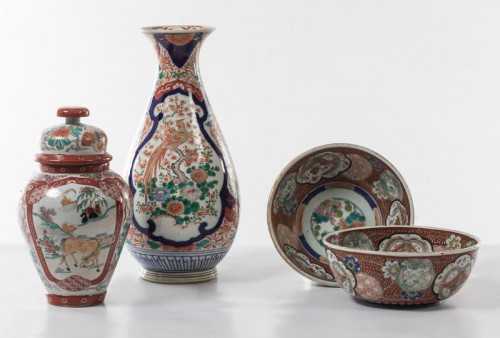 Tibor japonés porcelana Imari