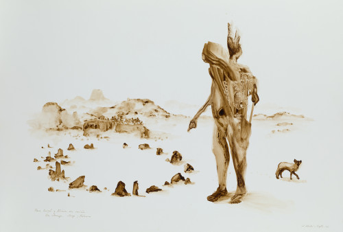 JORGE BARBI, "Sin título", 2003, TIntas sobre papel