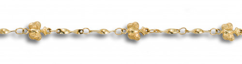 PULSERA ORO MARIPOSAS