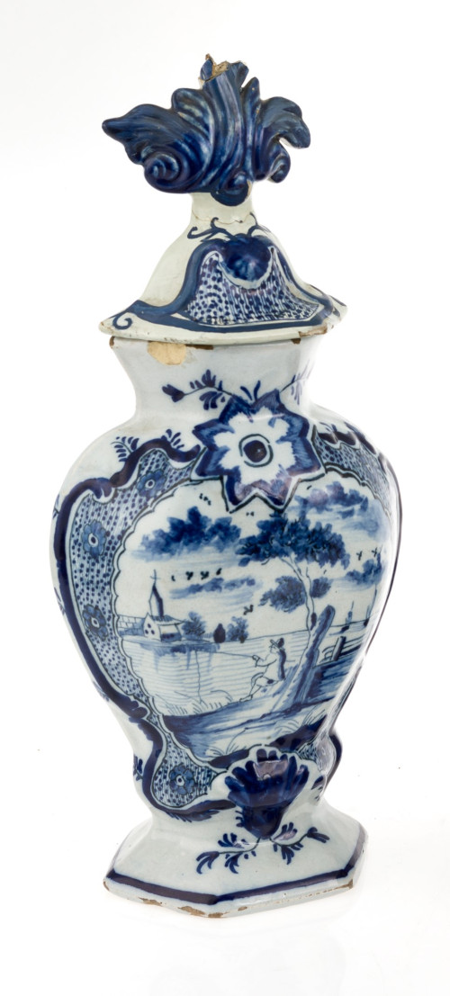 Tibor in Delft porcelain