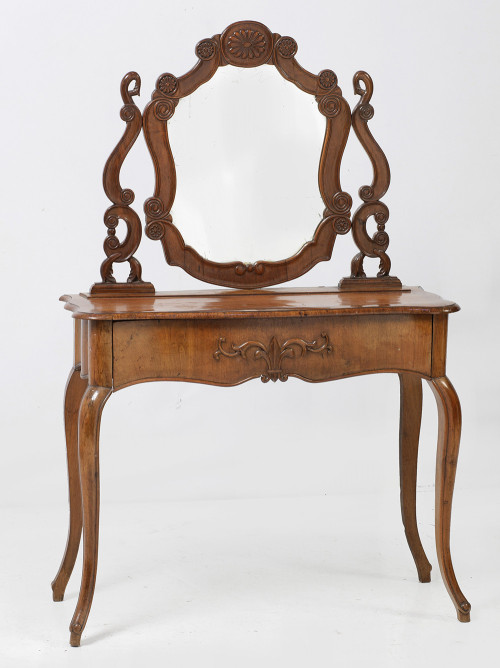 Elizabethan dressing table, Spain, 19th century