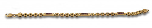 PULSERA ORO CON RUBIES 35