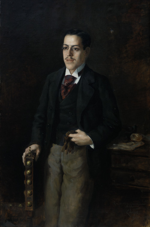 Verger, 1895 "Retrato de caballero" O/L