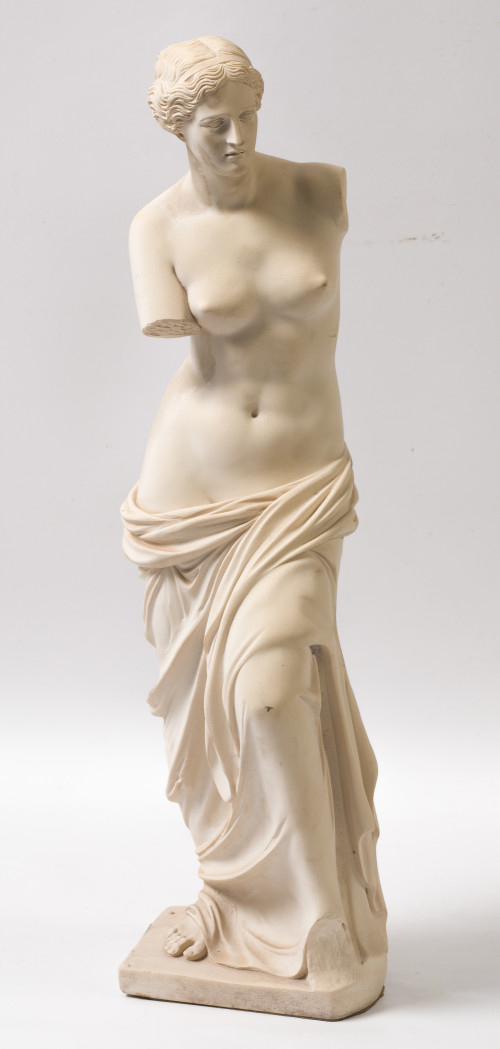 Venus de Milo, realizada en piedra reconstituida, S. XX