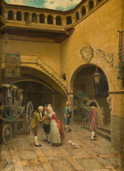 "La llegada", 1878