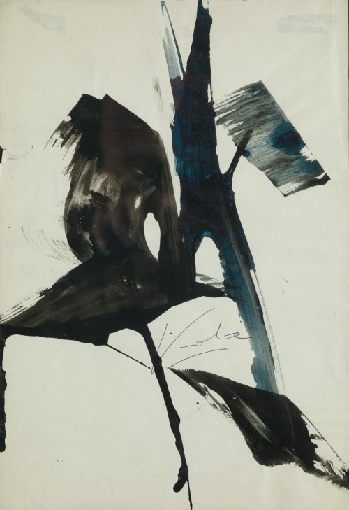 MANUEL  VIOLA, "Saeta", 1965, Tinta sobre papel