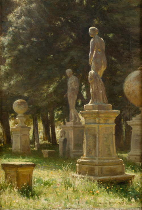 NIELS FREDERIK SCHIØTTZ-JENSEN , "Jardines de Villa Borghes