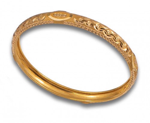 BRAZALETE DE ORO AMARILLO