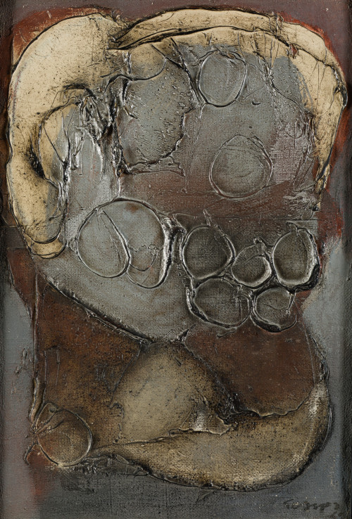 ANTONIO SUÁREZ, "A 11 ", 1960, Óleo sobre lienzo