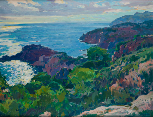 RAIMON ROCA, "Punta dei banc", 1977, Óleo sobre lienzo