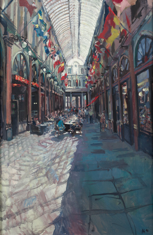 HECTOR MCDONELL, "La Grande Gallerie, Bruxelles", 1994, Óle