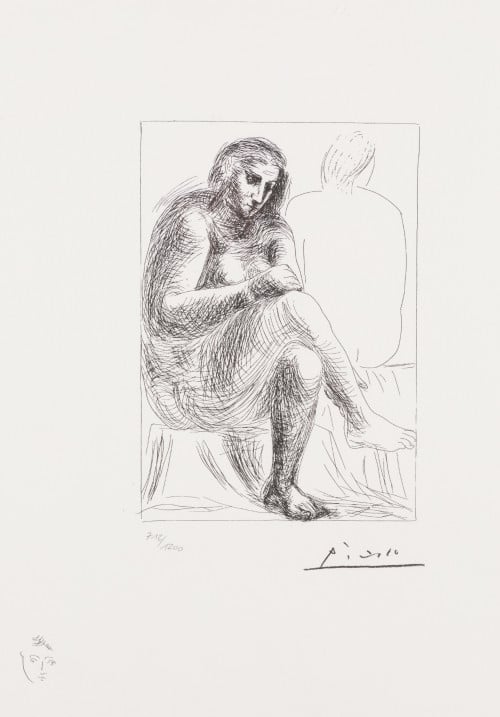 PABLO RUIZ PICASSO, "Suite vollard", Litografía