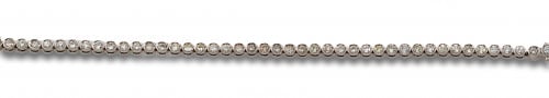 PULSERA RIVIERE DE DIAMANTES Y ORO BLANCO