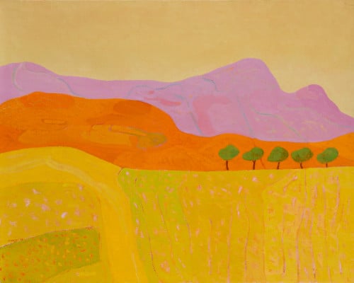 MANUEL  MARTOS, "Sierra y árboles", 1976