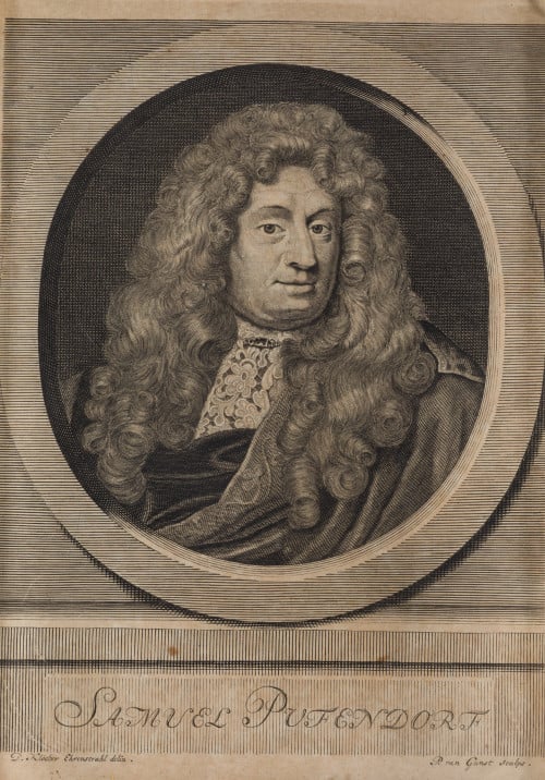 PIETER STEVENS VAN GUNST, "Retrato de Samuel Pufendorf", Gr