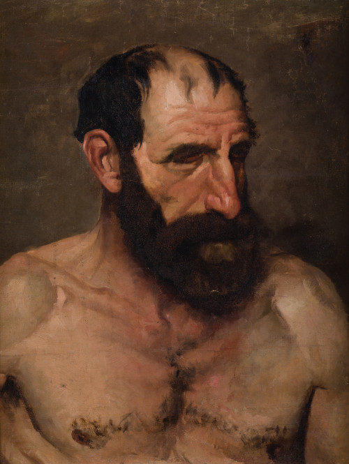 EDUARDO ROSALES GALLINAS, "Retrato de Sebastián, su modelo"