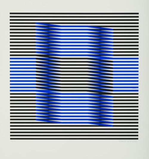 CARLOS CRUZ DIEZ, “Abstracción”, 1973, Serigrafía sobre pap