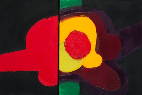 LUIS  FEITO, "582", 1967, Óleo sobre lienzo