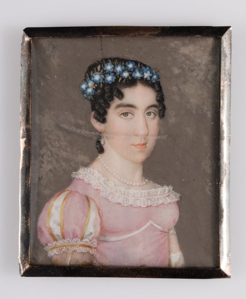 SPANISH SCHOOL (/ 19th century) "Portrait of a lady"