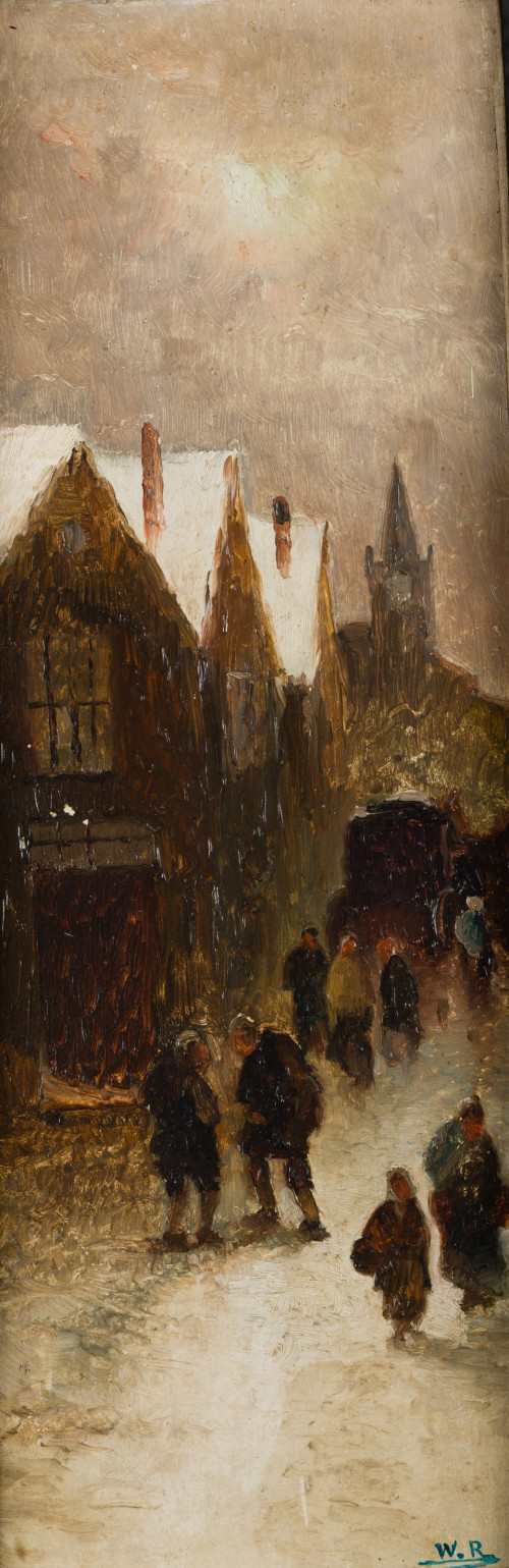 ANÓNIMO, ANONYMOUS (19th century / 20th century) "Snowy Str