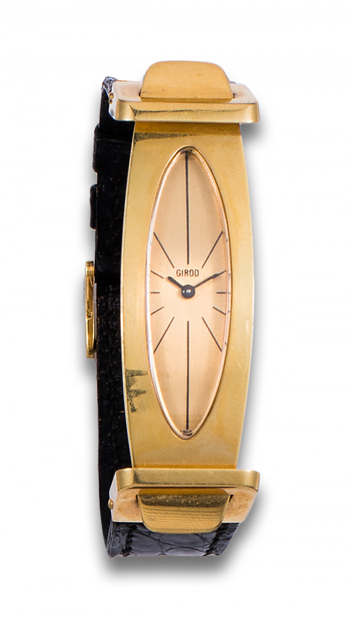 RELOJ DE PULSERA GIRORD EN ORO AMARILLO