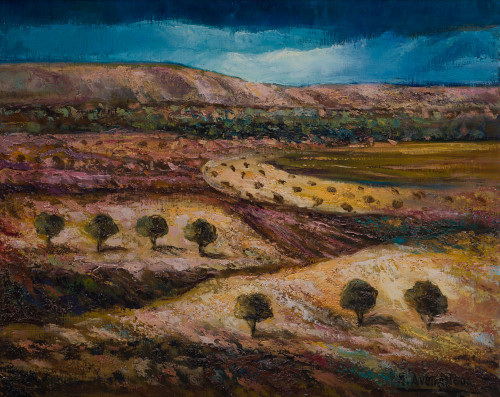 MANUEL  AVELLANEDA, "Paisaje", Óleo sobre lienzo