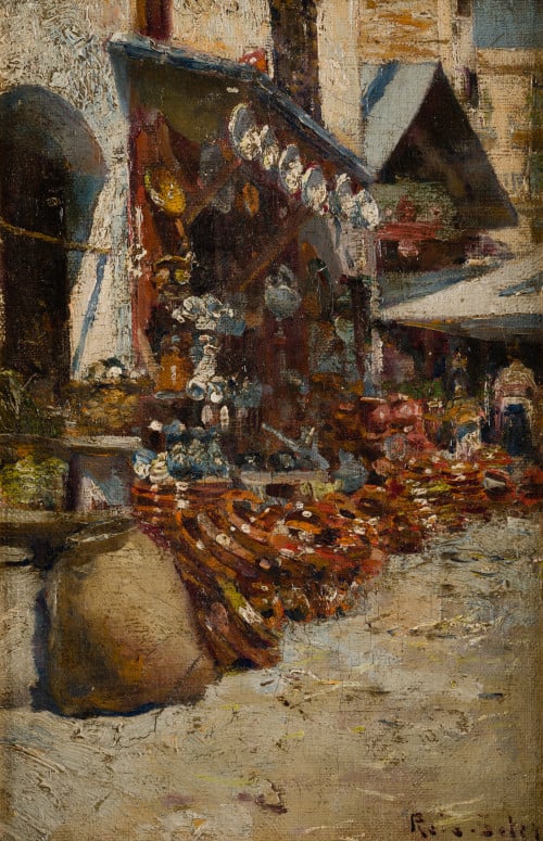 JOAN ROIG SOLER, "Puesto de mercado"