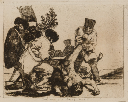 FRANCISCO DE GOYA Y LUCIENTES, "Que hay que hacer más?", Ag