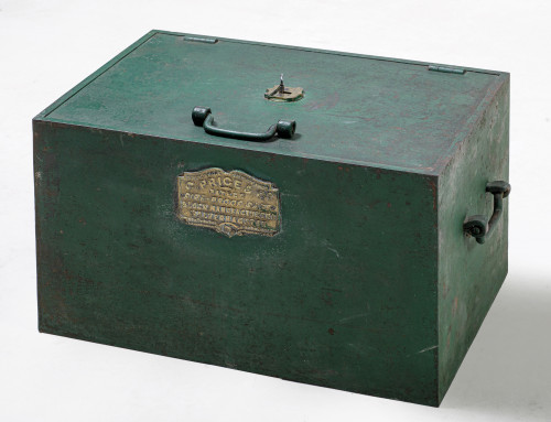 Caja fuerte manufactura C. Price & Co, Inglaterra, ffs. S. 