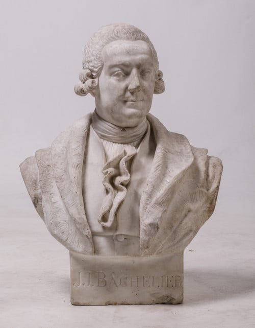 BARTHELEMY BLAISE, "Busto de Jean Jacques Bachelier", 1778,