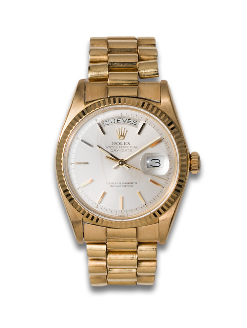 RELOJ DE PULSERA ROLEX OYSTER PERPETUAL DAY DATE, EN ORO AM