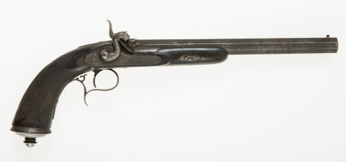 Pistola de pistón de duelo, S.XIX