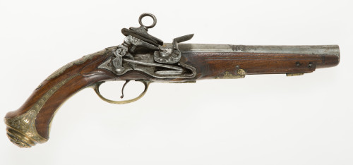 Pistola española catalana, último tercio S.XVIII