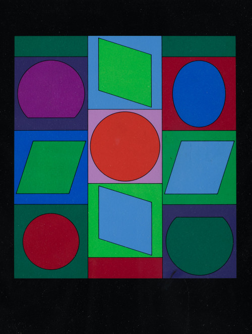 VICTOR VASARELY, "Sin título"