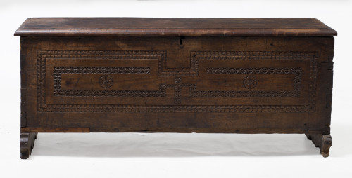 Antique chest from northern Spain