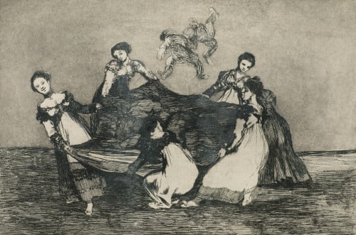 FRANCISCO DE GOYA Y LUCIENTES, "Disparate femenino nº1", Ag