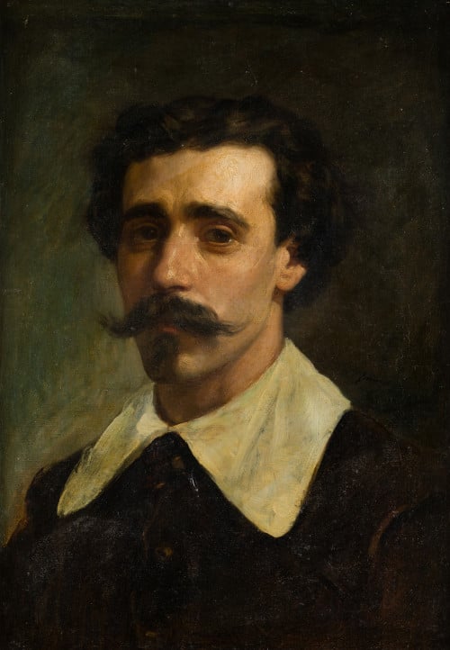 FRANCISCO DOMINGO Y MARQUÉS, "Retrato", 1879