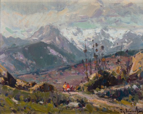 ANTONIO IGLESIAS SANZ, "La Pedriza (Guadarrama)", 1991, Óle