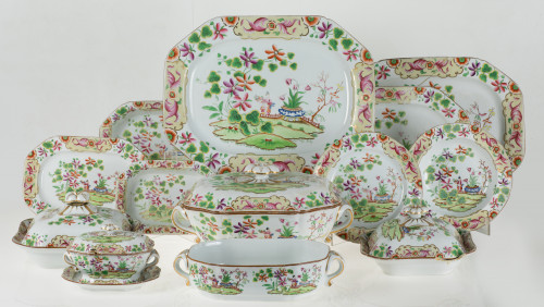 Vajilla de porcelana manufactura Spode, Inglaterra, pps.S.X