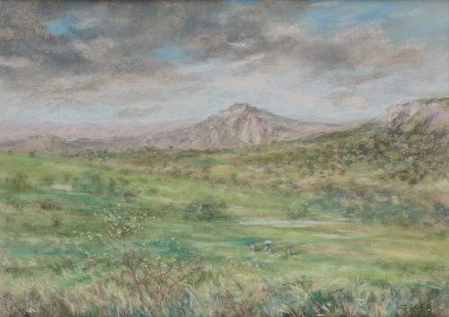 ESCUELA ESPAÑOLA, SPANISH SCHOOL (20th century) "Landscape"