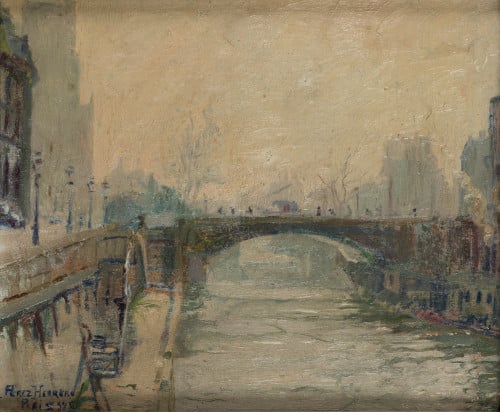 MARIA LUISA PEREZ HERRERO, "Le Petit Pont, París", 1925