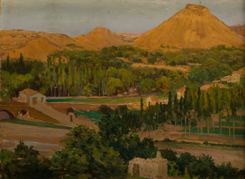 LUIS  HUIDOBRO LAPLANA, "Paisaje", 1916